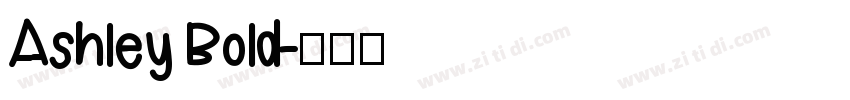 Ashley Bold字体转换